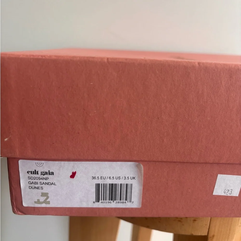 Cult Gaia Gabi Ankle Wrap Sandal Platform Dunes Size 6.5 NEW